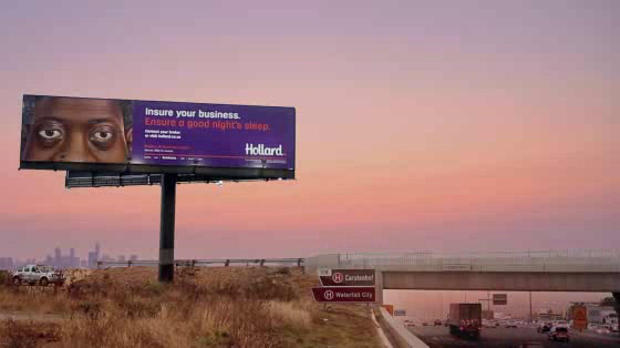 Hollard Insurance: Sleeping Billboards