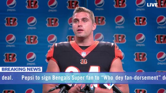 Pepsi: Who Dey Fan Dorsement