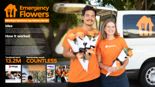 Menulog: Emergency Flowers
