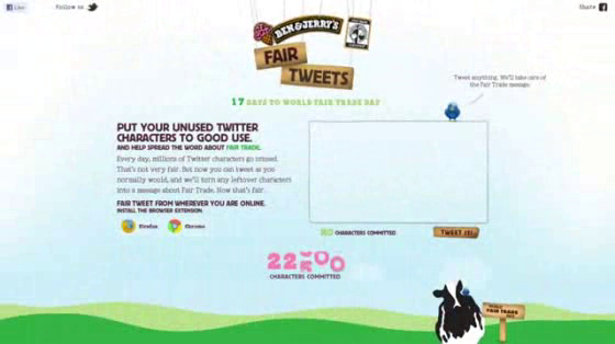 Ben & Jerry's: Fair Tweets
