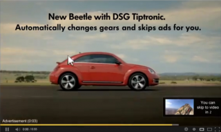 New Beetle: Automatic Skip Ad Volkswagen