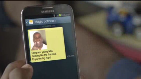 Samsung Galaxy Note II: LeBron's Day