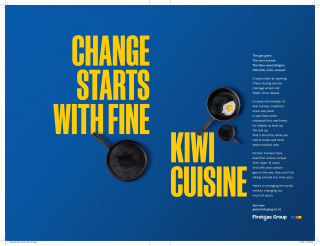 Firstgas: Change Starts with Fine Kiwi Cuisine