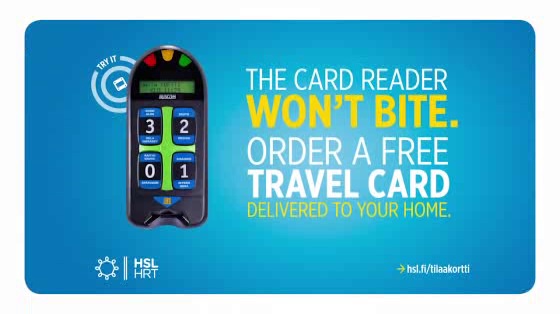 HSL Helsinki Region Transport: The Face your fear of Public transport campaign