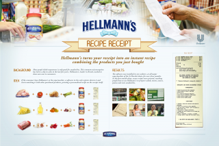 Hellmann's Mayonnaise: Recipe Receipt