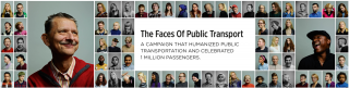 HSL Helsinki Region Transport: Faces of public transportation integrated campaign, part 1
