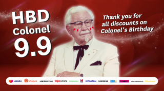 KFC: KFC Thanks for Discounts on the Colonels’ Birthday 9.9
