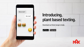 Max Burgers: Plant based texting