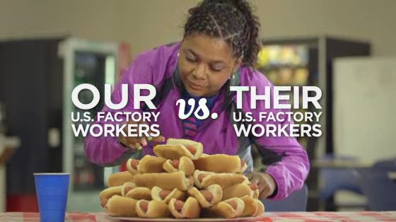 New Balance shoes: Hot Dog Contest