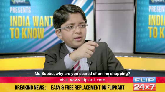 Flipkart.com: India Wants To Know - Mr. Subbu