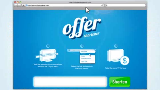 Magazine Luiza: Offer Shortener