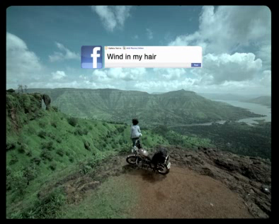 Tata Docomo: hair flying