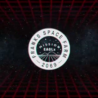 holiday card: Franks Space Farm