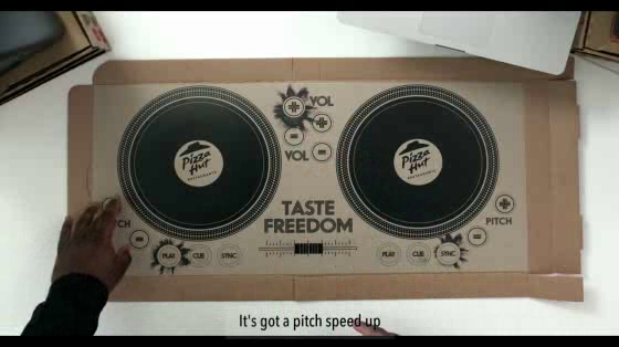 Pizza Hut: DJ Pizza Box