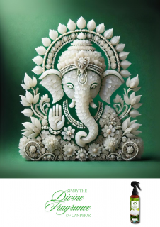 Iki: Camphor Sculpture: Ganesha