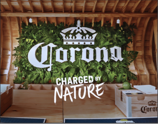 Corona Beer: CORONA CHARGED BY NATURE