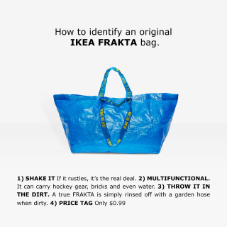 Frakta: IKEA Frakta Balenciaga