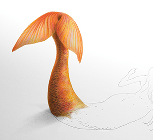 Scribe Colored Pencils: Mermaid