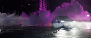 Porsche Taycan: Porsche Taycan 'Water Projections'