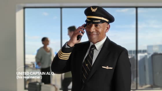 United Airlines: United Captain ALG.