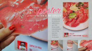 Frisa: SlicePoster - A poster as thin as our carpaccio.