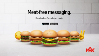 Max Burgers: Meat free messaging