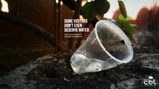 Lotes CBL: Some visitors don't even deserve water.