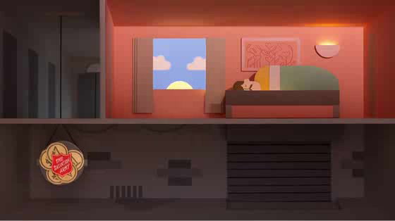 The Salvation Army: Bedroom