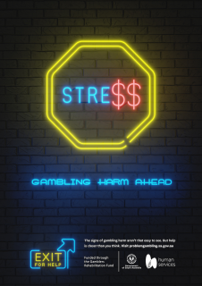 Department of Human Services: The Signs of Gambling Harm - Stress