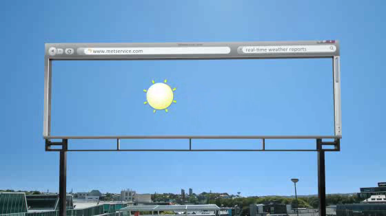 Metservice: Real Time Weather Browser