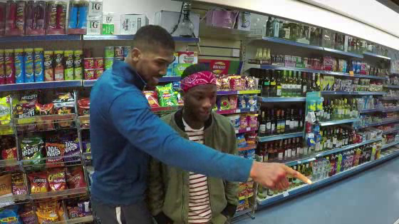 Lucozade Sport: Anthony Joshua Fridge