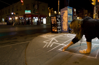 The Grid: Chalk Art Project