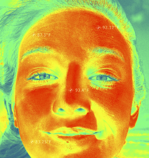 National Skin Cancer Awareness: Thermal Camera Clouds