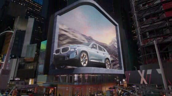 BMW: XM 3D TIMES SQUARE BILLBOARD